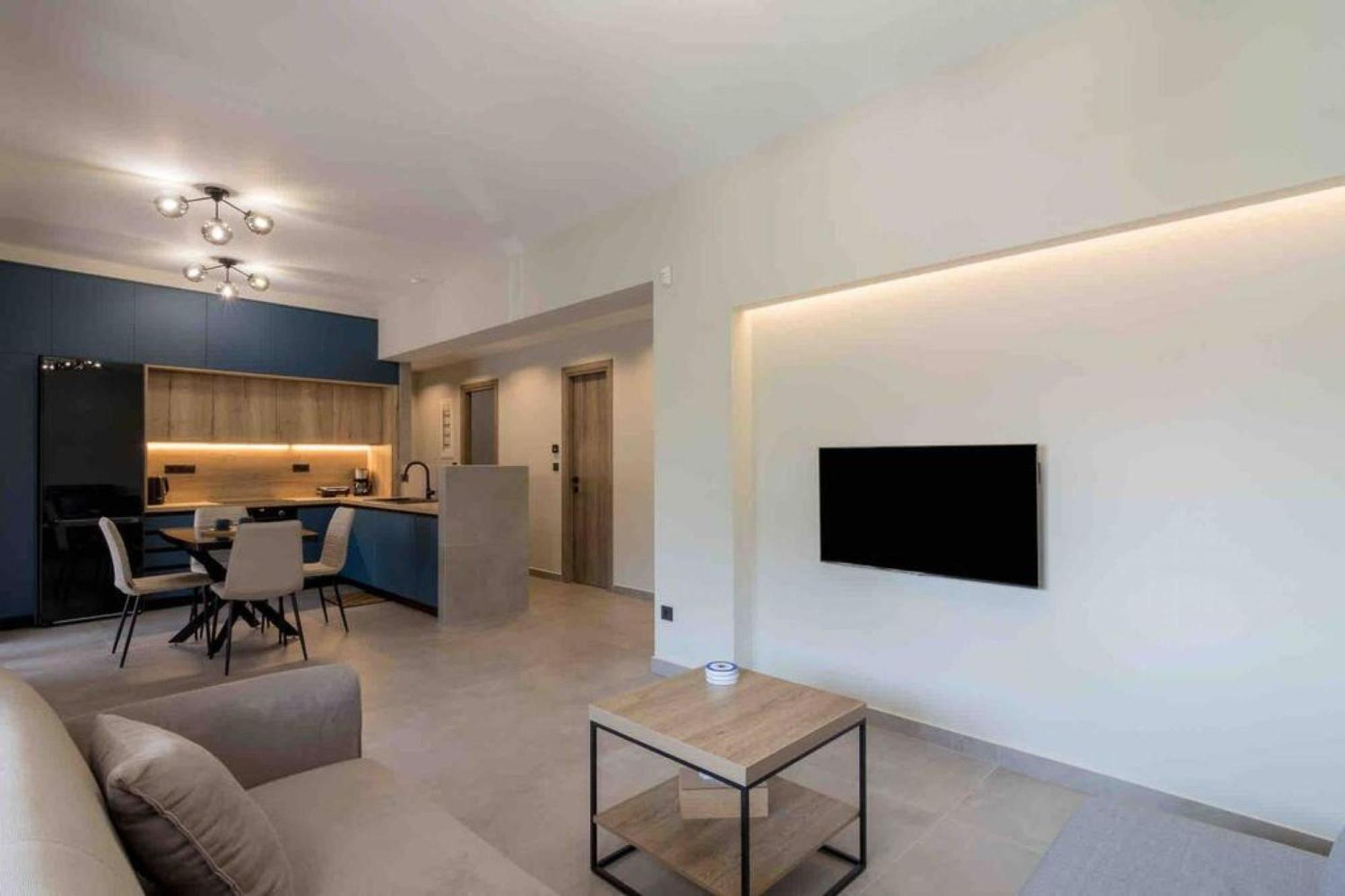 Ferienwohnung Blue Pearl At Glufada Sea Side Athen Exterior foto