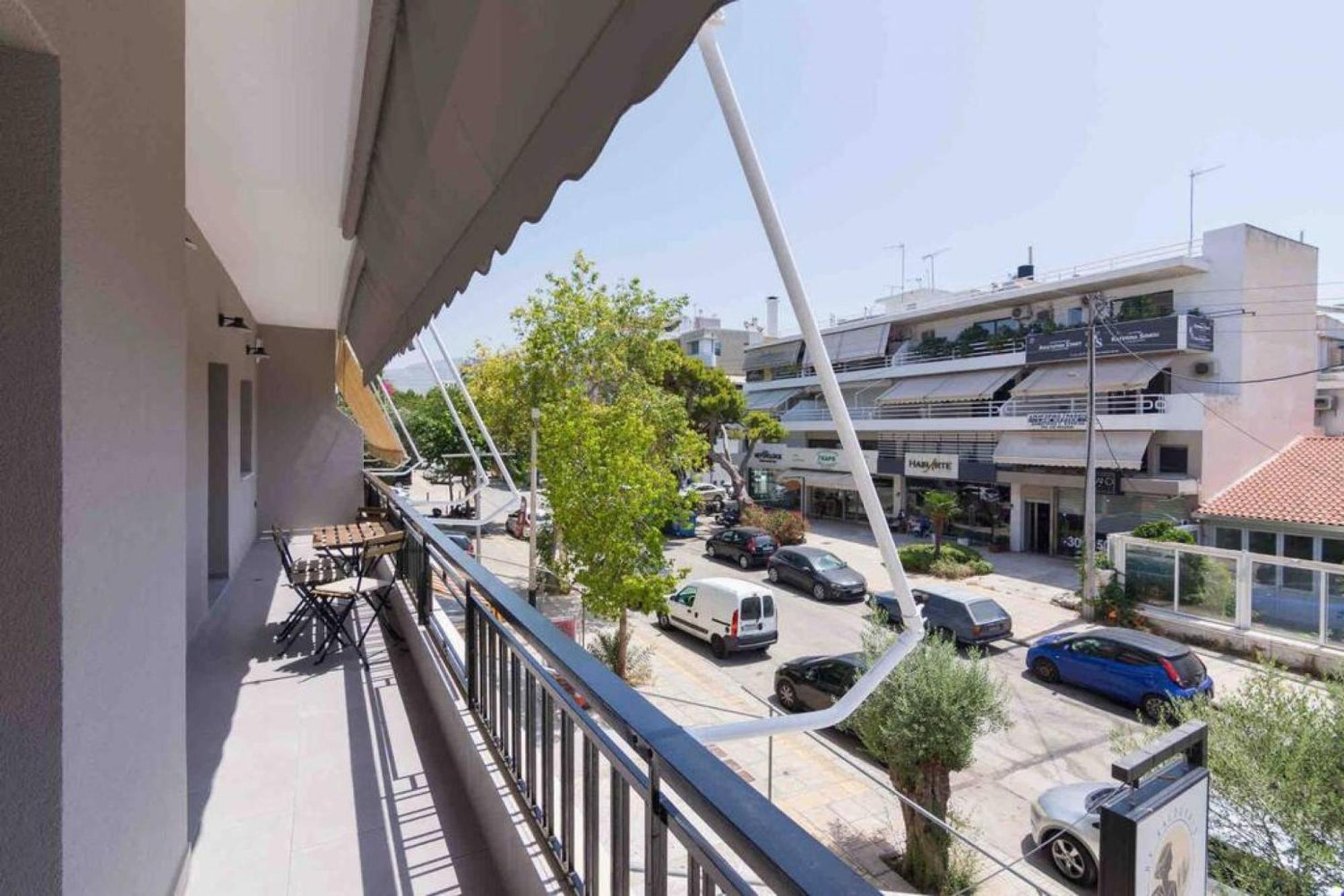 Ferienwohnung Blue Pearl At Glufada Sea Side Athen Exterior foto